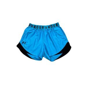 Under Armour Blue & Black Active Shorts with Pockets